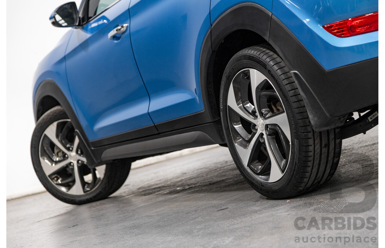 10/2015 Hyundai Tucson Highlander (AWD) TLE 4d Wagon Ara Blue Metallic Turbo Diesel 2.0L