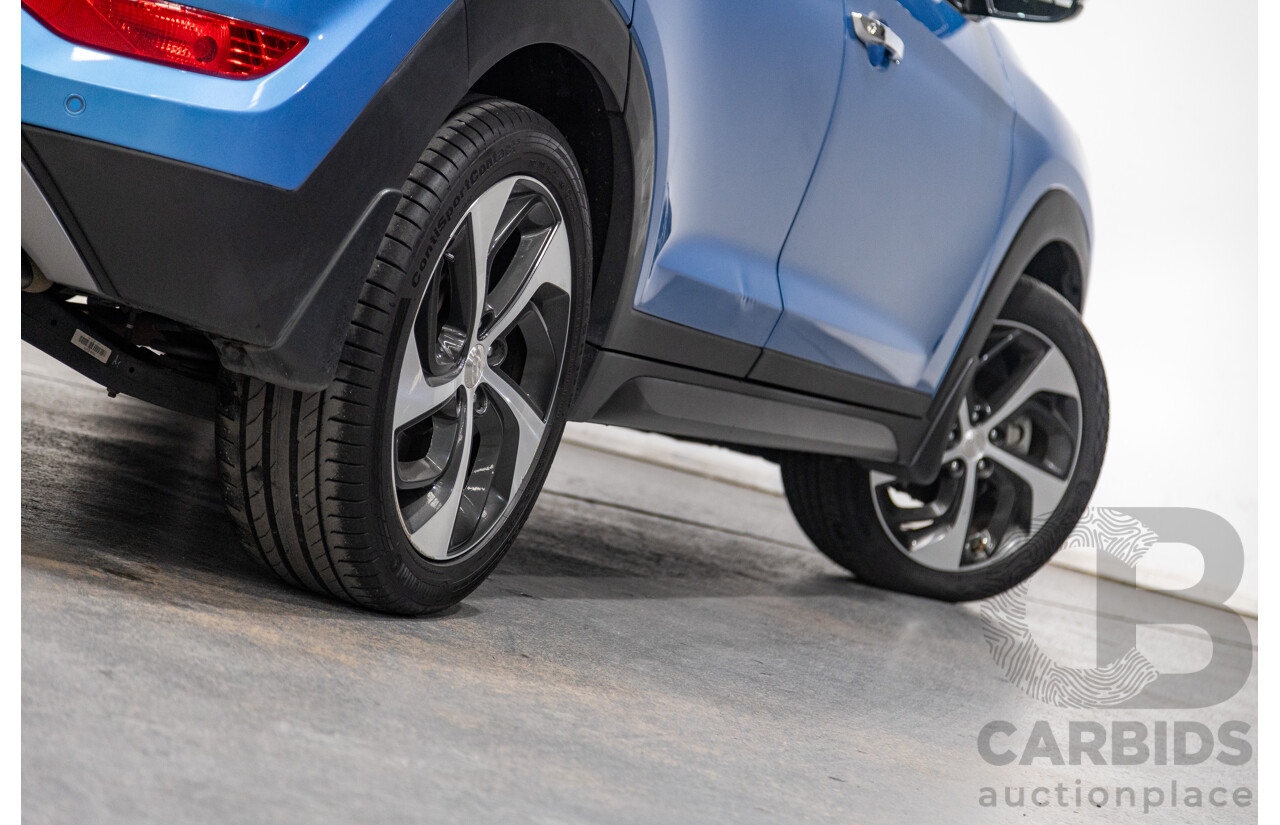 10/2015 Hyundai Tucson Highlander (AWD) TLE 4d Wagon Ara Blue Metallic Turbo Diesel 2.0L