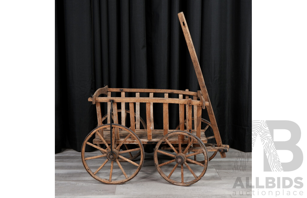 Vintage Elm Miniature Sulky