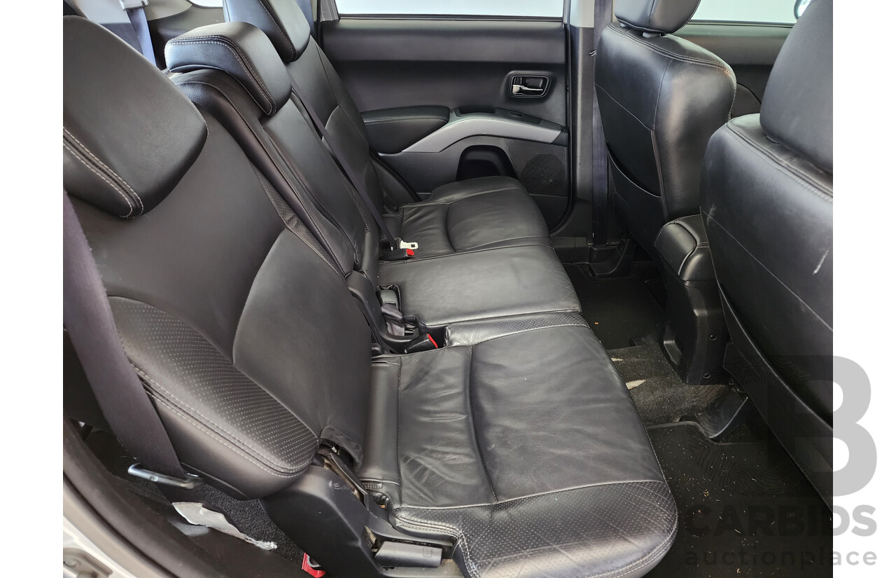 11/2008 Mitsubishi Outlander XLS LUXURY (7 SEAT) 4x4 ZG MY09 4D Wagon Silver 2.4L