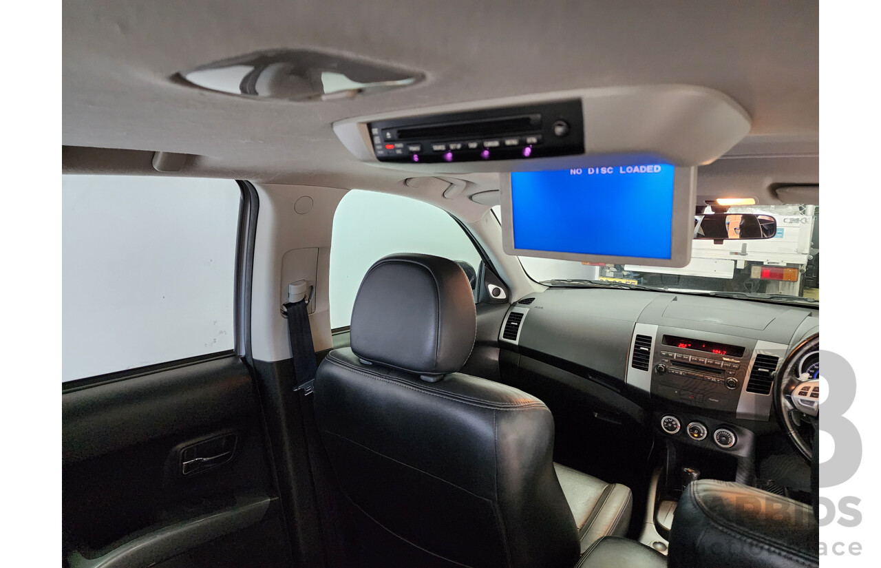 11/2008 Mitsubishi Outlander XLS LUXURY (7 SEAT) 4x4 ZG MY09 4D Wagon Silver 2.4L