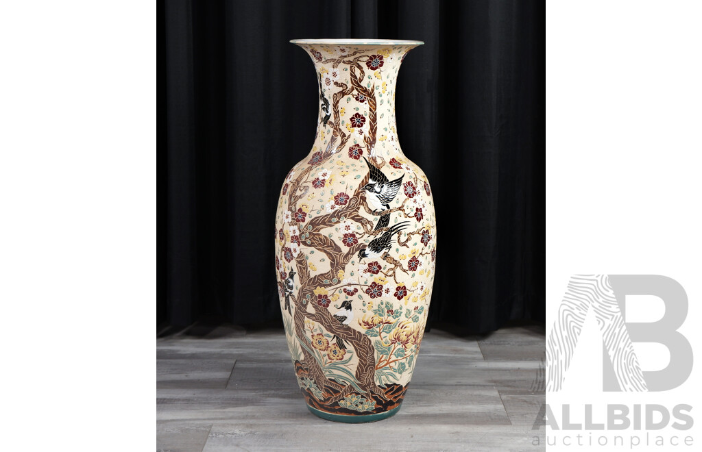 Large Chinse Ceramic Floor Vase
