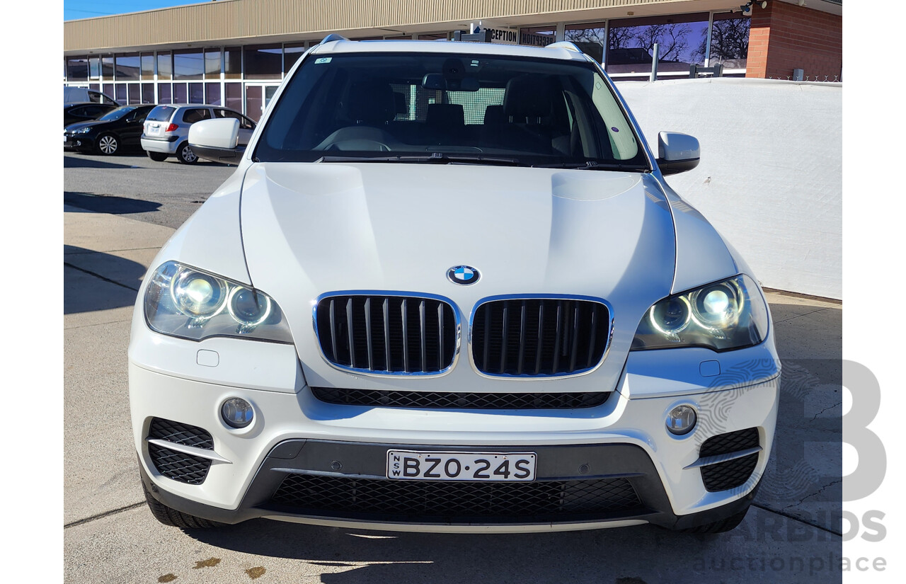08/2011 Bmw X5 xDRIVE30d 4x4 E70 MY10 4D Wagon White 3.0L