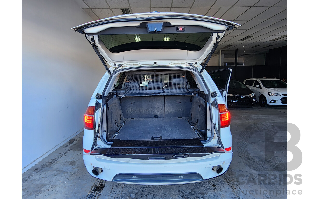 08/2011 Bmw X5 xDRIVE30d 4x4 E70 MY10 4D Wagon White 3.0L