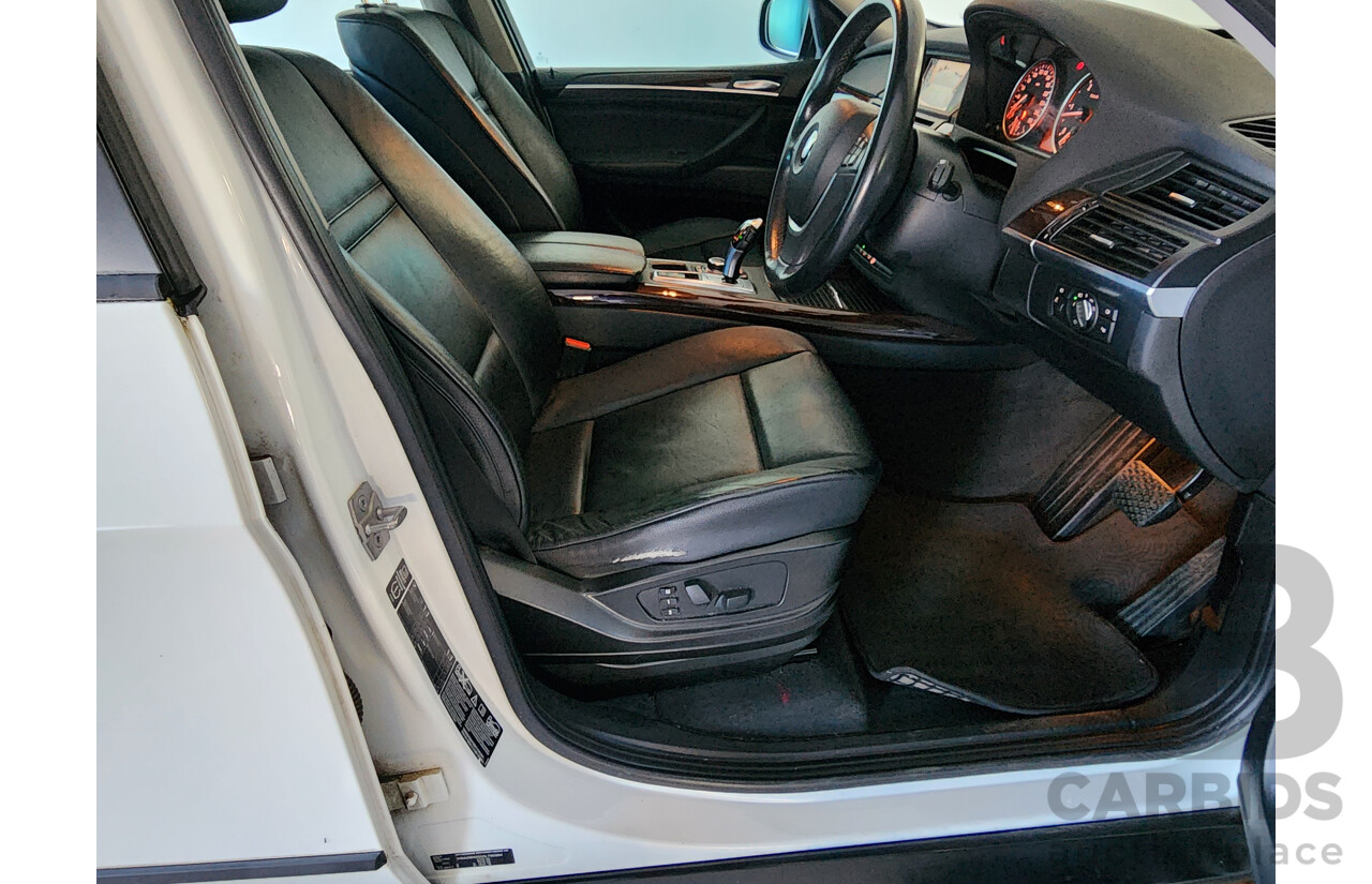 08/2011 Bmw X5 xDRIVE30d 4x4 E70 MY10 4D Wagon White 3.0L