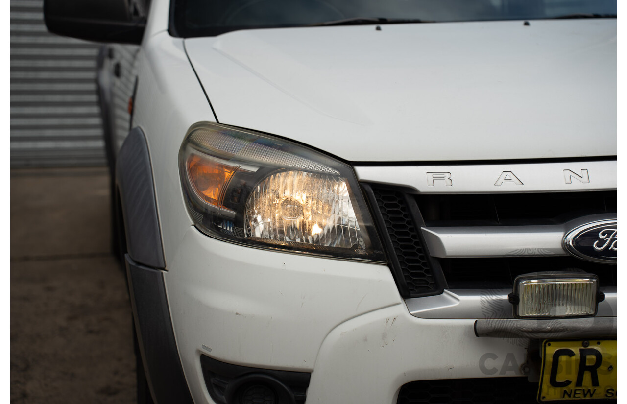 4/2011 Ford Ranger XL (4x4) PK Dual Cab P/Up White Turbo Diesel 3.0L