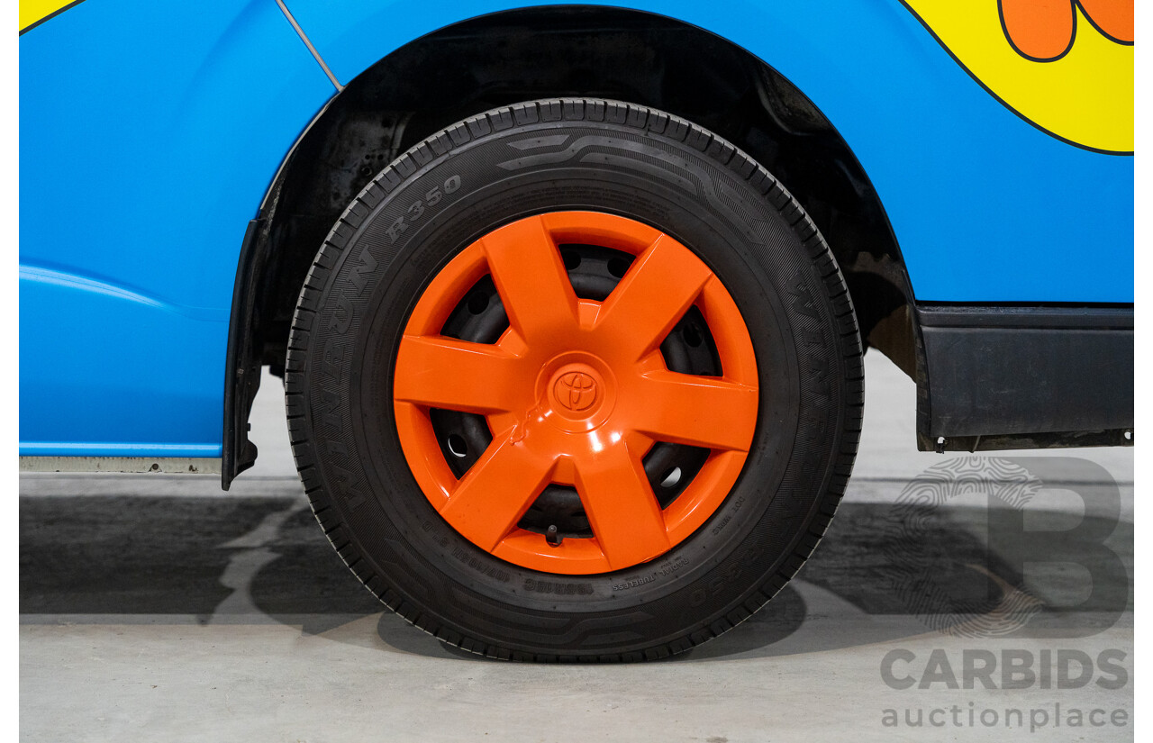 3/2010 Toyota Hiace LWB TRH201R MY11 UPGRADE 4d Van White 2.7L
