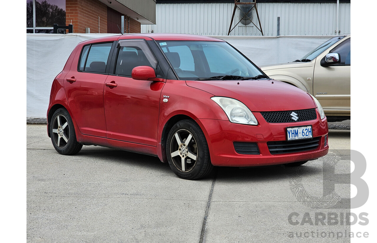 3/2009 Suzuki Swift EZ 07 UPDATE 5d Hatchback Red 1.5L