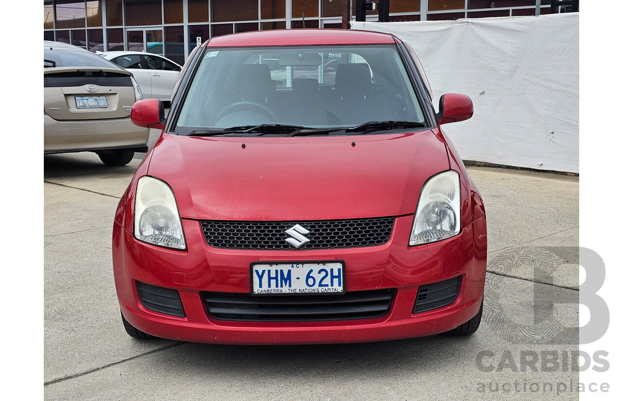3/2009 Suzuki Swift EZ 07 UPDATE 5d Hatchback Red 1.5L