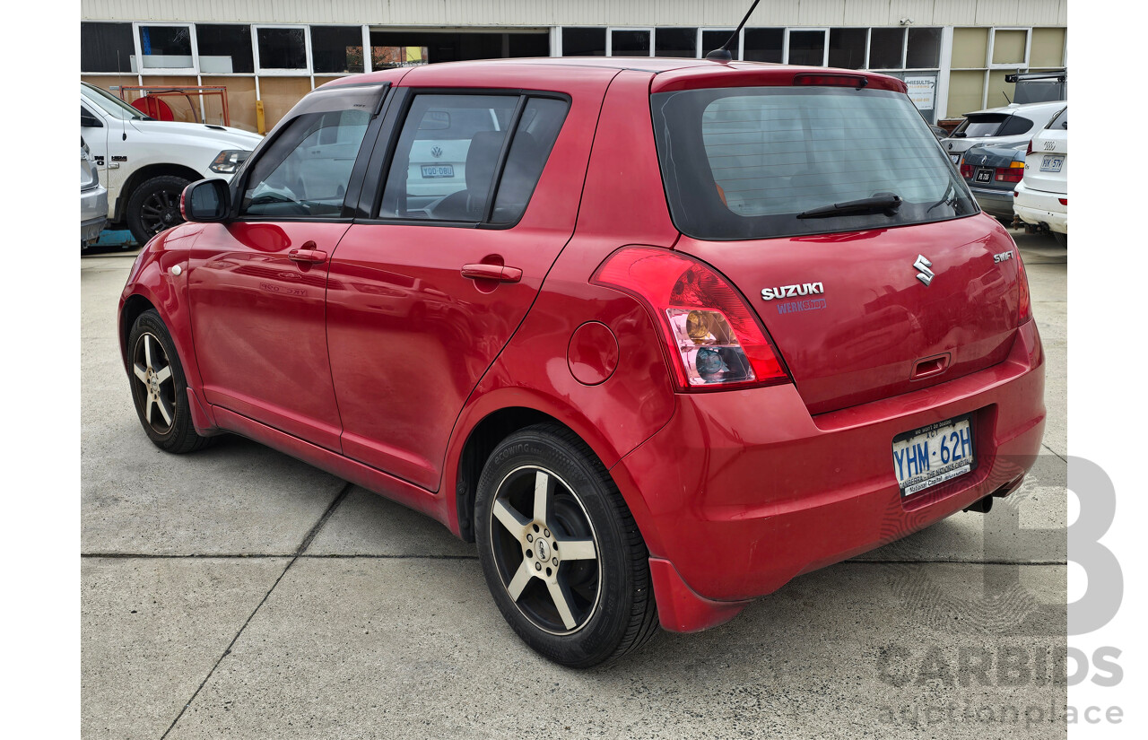 3/2009 Suzuki Swift EZ 07 UPDATE 5d Hatchback Red 1.5L