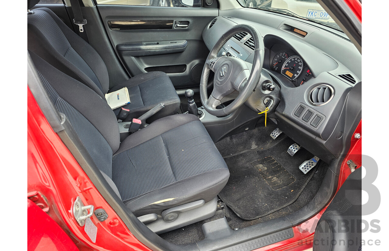 3/2009 Suzuki Swift  EZ 07 UPDATE 5d Hatchback Red 1.5L