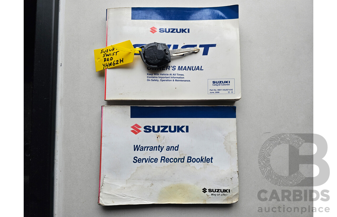 3/2009 Suzuki Swift  EZ 07 UPDATE 5d Hatchback Red 1.5L