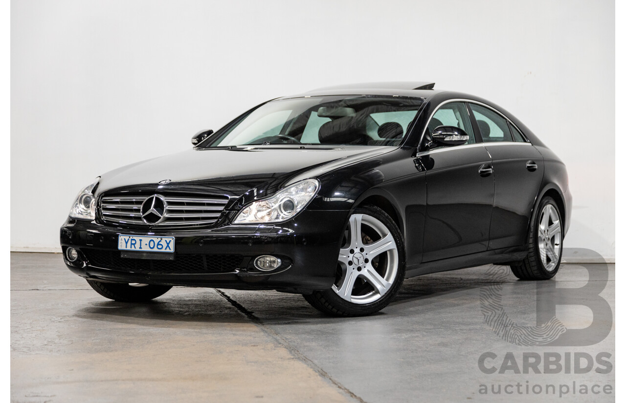 5/2007 Mercedes Benz CLS 350 219 4d Coupe Obsidian Black V6 3.5L
