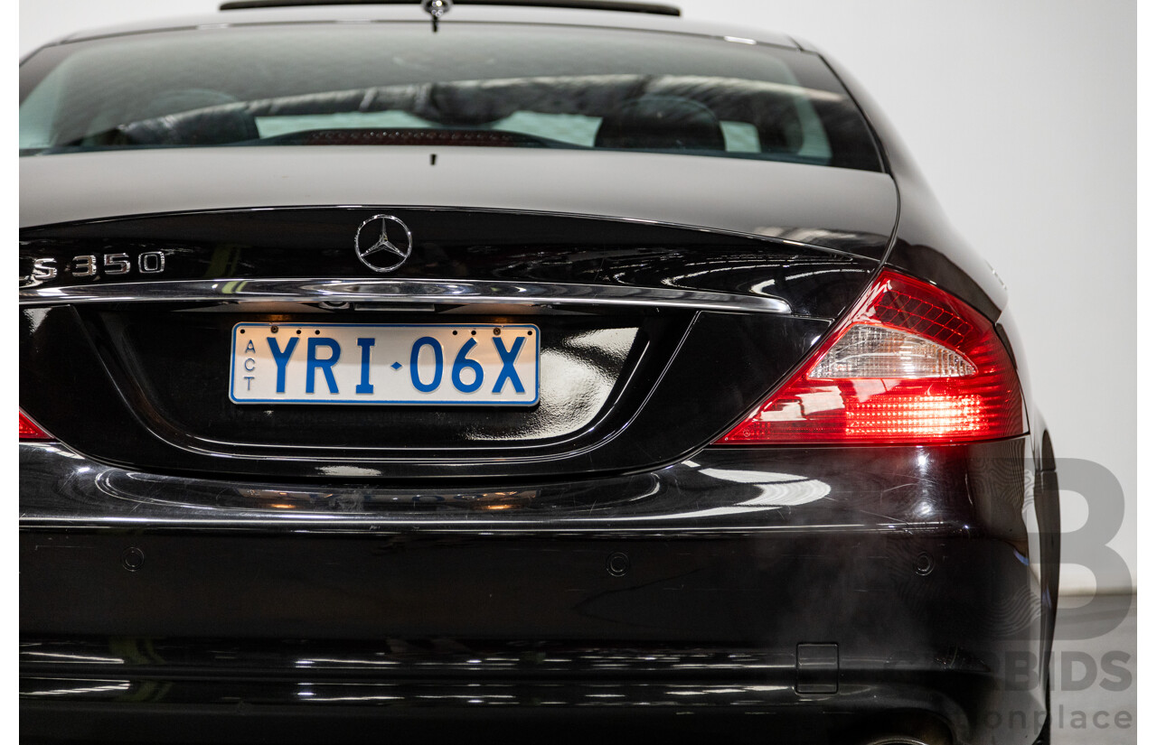 5/2007 Mercedes Benz CLS 350 219 4d Coupe Obsidian Black V6 3.5L