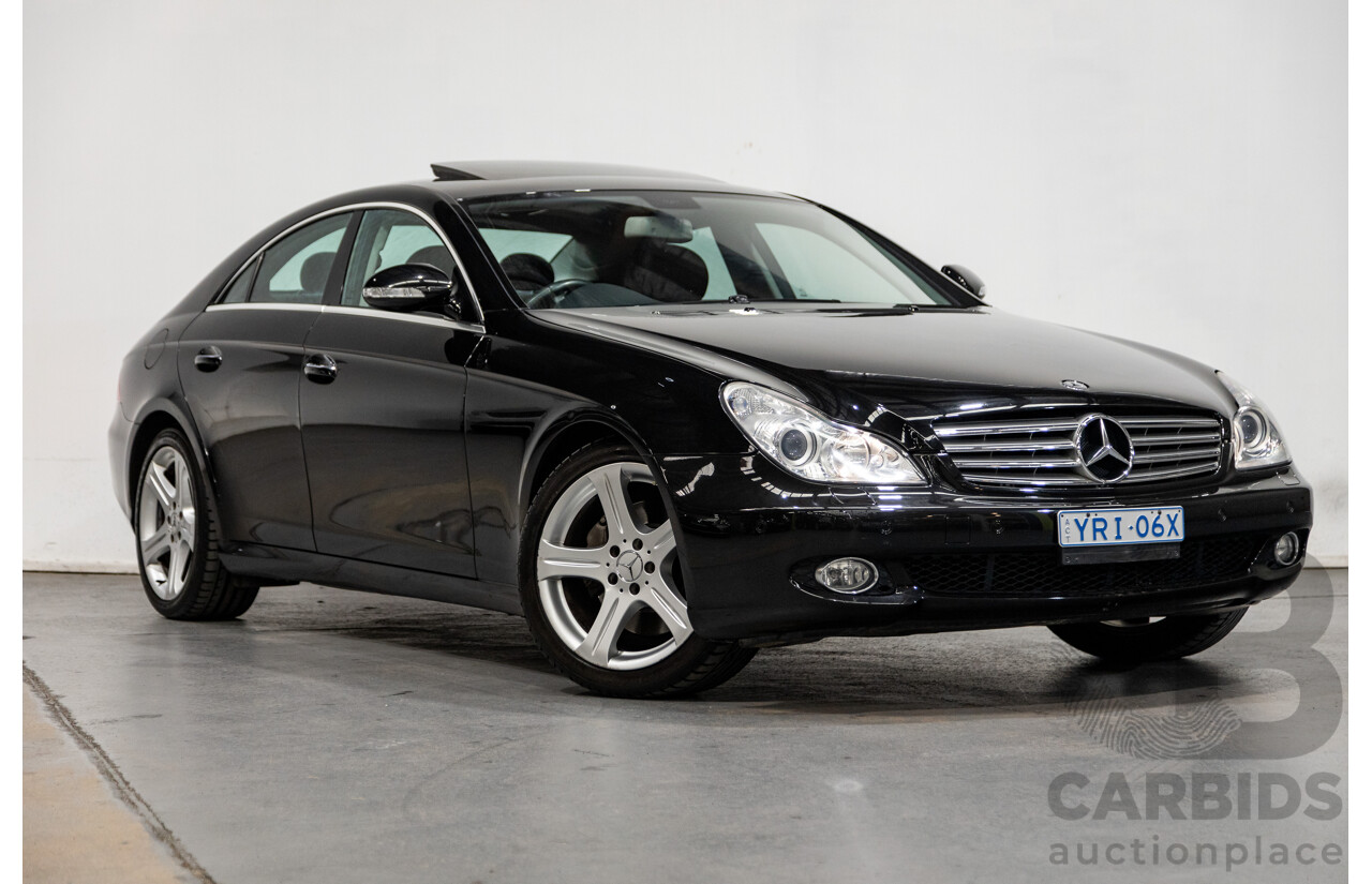 5/2007 Mercedes Benz CLS 350 219 4d Coupe Obsidian Black V6 3.5L