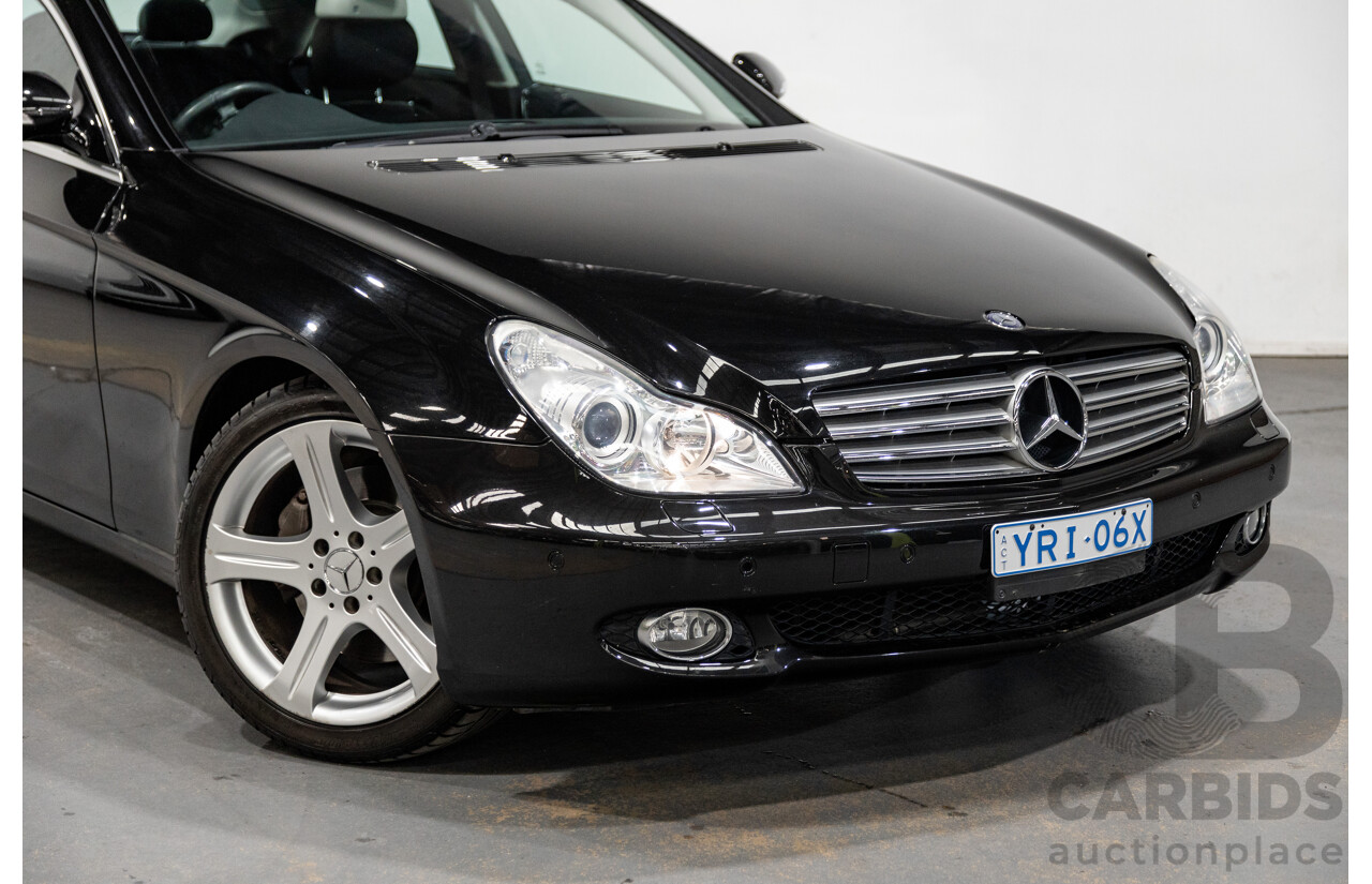 5/2007 Mercedes Benz CLS 350 219 4d Coupe Obsidian Black V6 3.5L