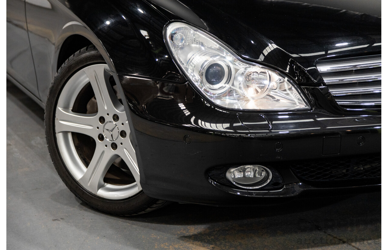 5/2007 Mercedes Benz CLS 350 219 4d Coupe Obsidian Black V6 3.5L
