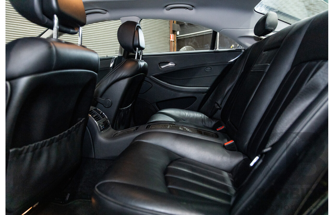 5/2007 Mercedes Benz CLS 350 219 4d Coupe Obsidian Black V6 3.5L