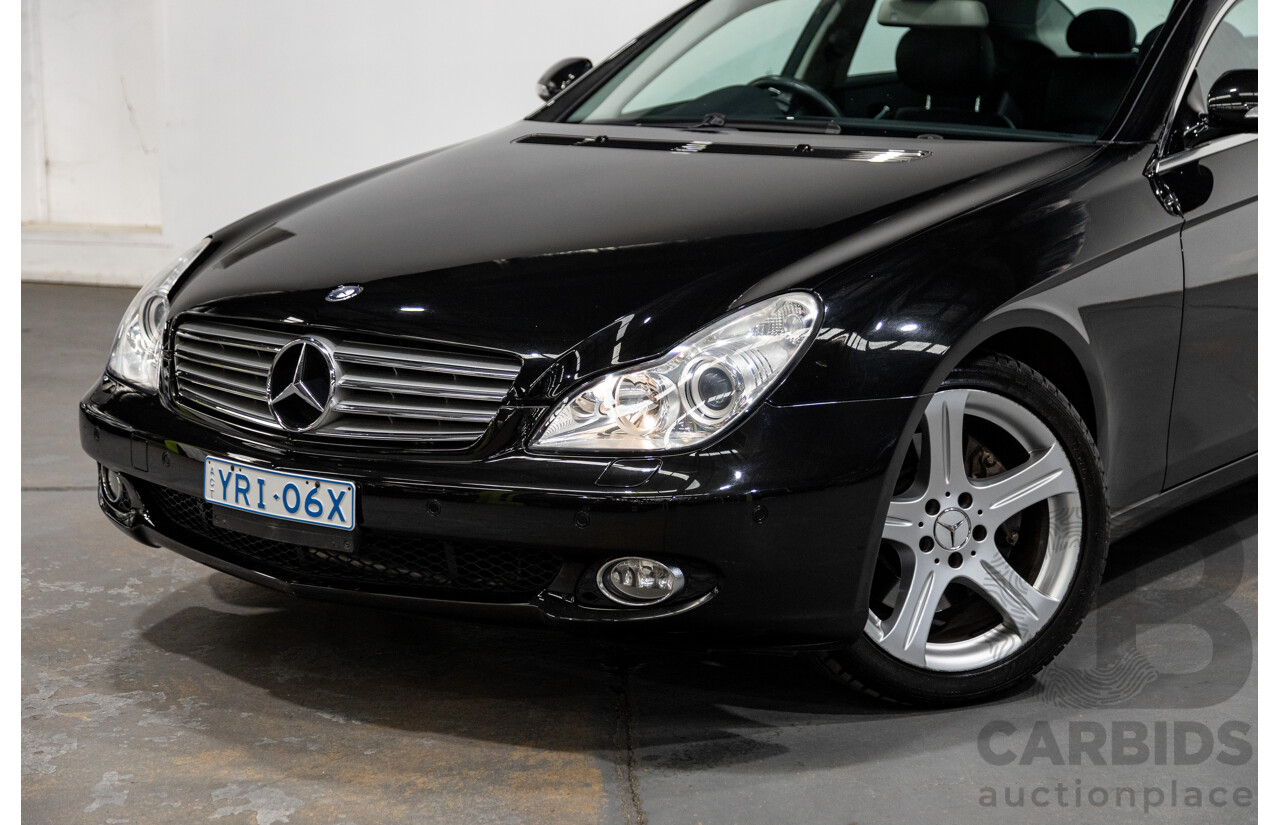 5/2007 Mercedes Benz CLS 350 219 4d Coupe Obsidian Black V6 3.5L