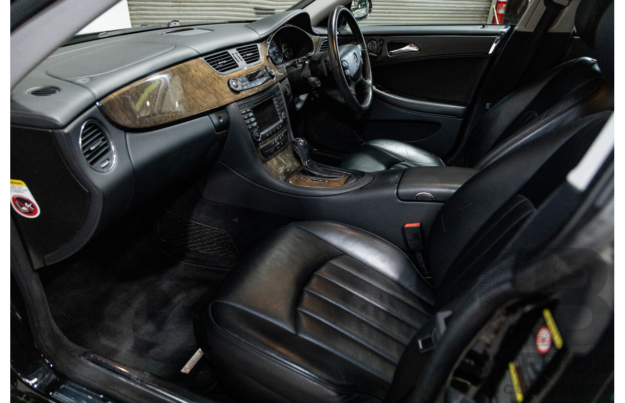 5/2007 Mercedes Benz CLS 350 219 4d Coupe Obsidian Black V6 3.5L