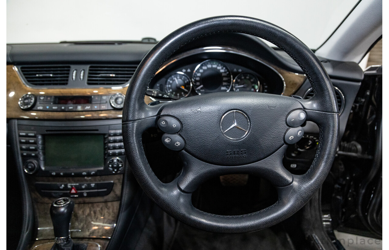 5/2007 Mercedes Benz CLS 350 219 4d Coupe Obsidian Black V6 3.5L