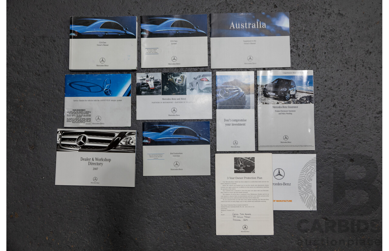 5/2007 Mercedes Benz CLS 350 219 4d Coupe Obsidian Black V6 3.5L