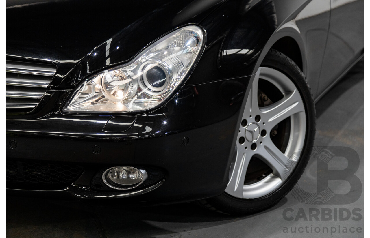 5/2007 Mercedes Benz CLS 350 219 4d Coupe Obsidian Black V6 3.5L