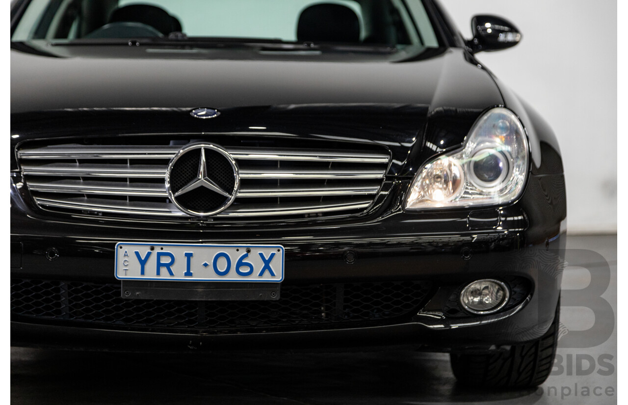 5/2007 Mercedes Benz CLS 350 219 4d Coupe Obsidian Black V6 3.5L