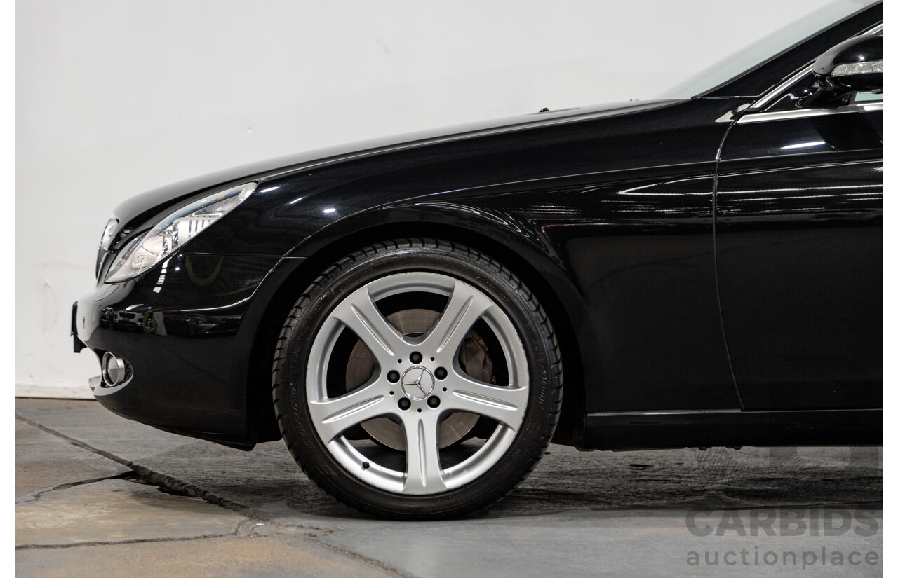 5/2007 Mercedes Benz CLS 350 219 4d Coupe Obsidian Black V6 3.5L