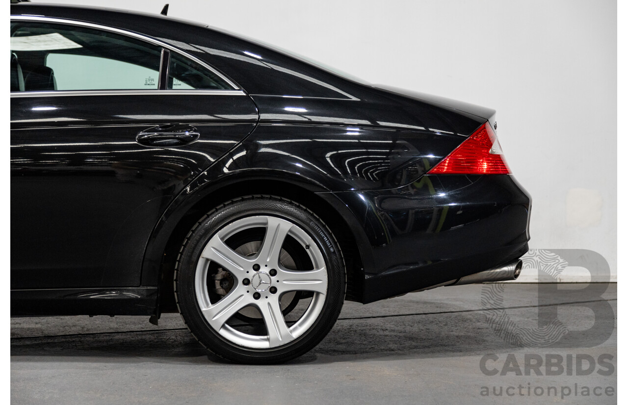 5/2007 Mercedes Benz CLS 350 219 4d Coupe Obsidian Black V6 3.5L