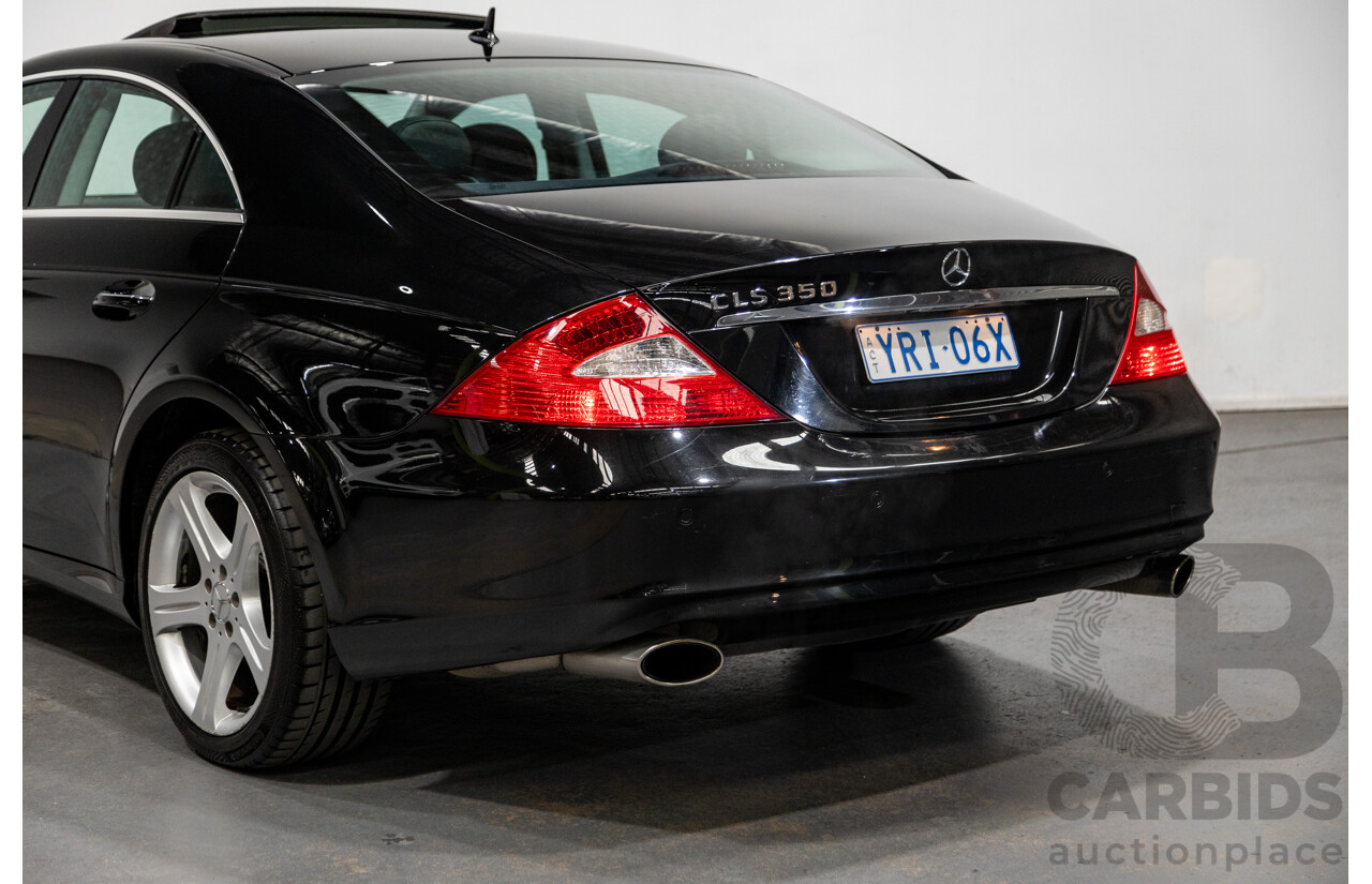 5/2007 Mercedes Benz CLS 350 219 4d Coupe Obsidian Black V6 3.5L