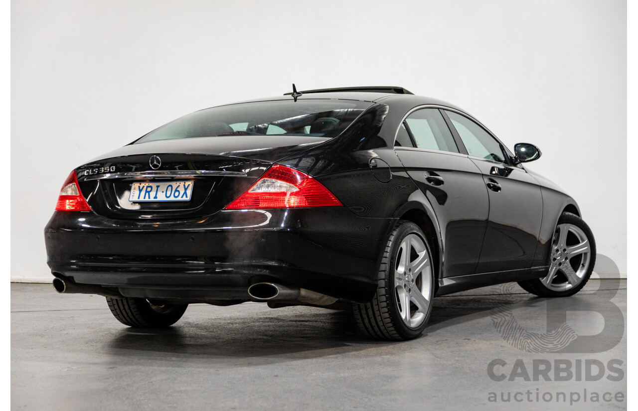 5/2007 Mercedes Benz CLS 350 219 4d Coupe Obsidian Black V6 3.5L