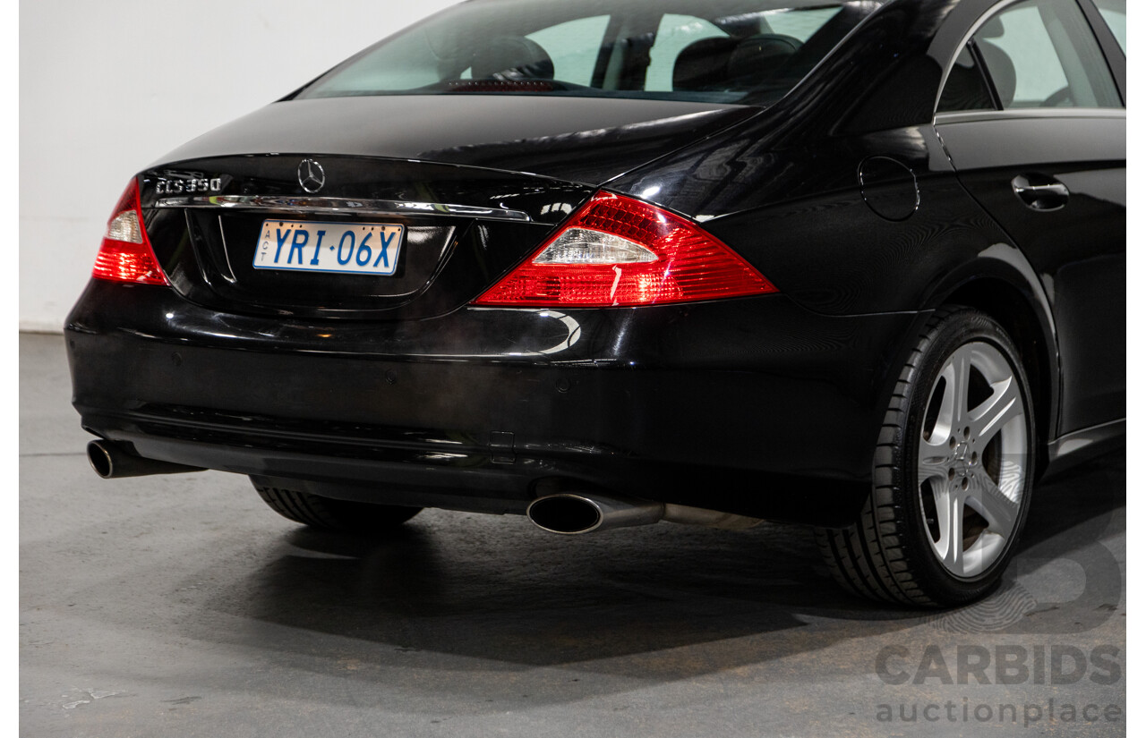 5/2007 Mercedes Benz CLS 350 219 4d Coupe Obsidian Black V6 3.5L