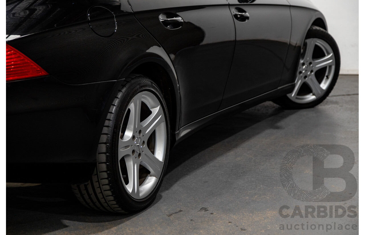 5/2007 Mercedes Benz CLS 350 219 4d Coupe Obsidian Black V6 3.5L