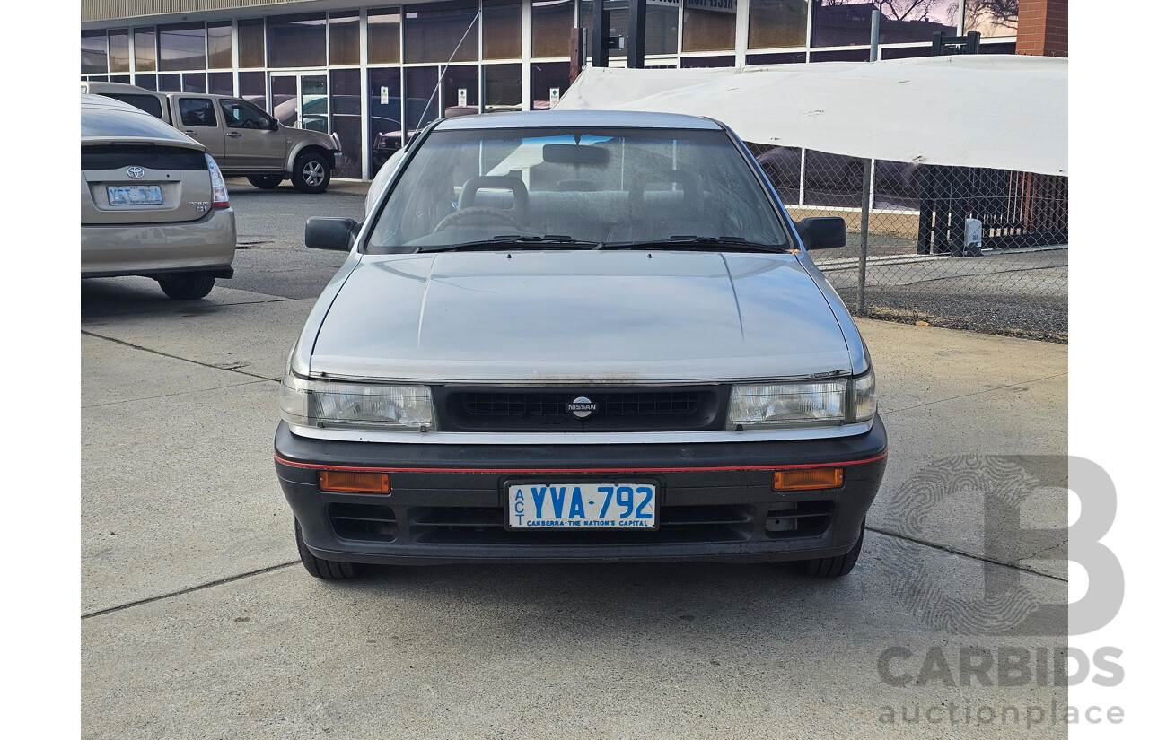 8/1990 Nissan Pintara GLi 4d Sedan Silver 2.0L