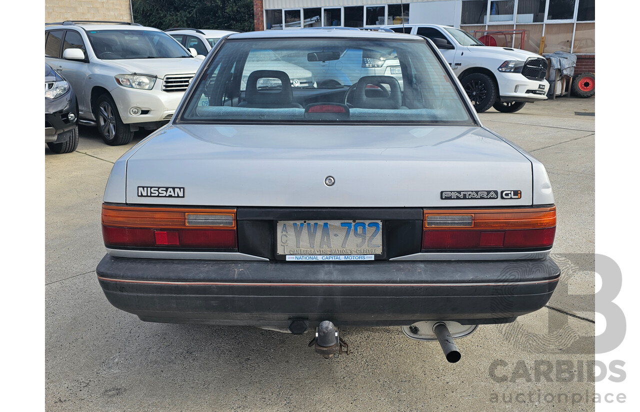 8/1990 Nissan Pintara GLi 4d Sedan Silver 2.0L