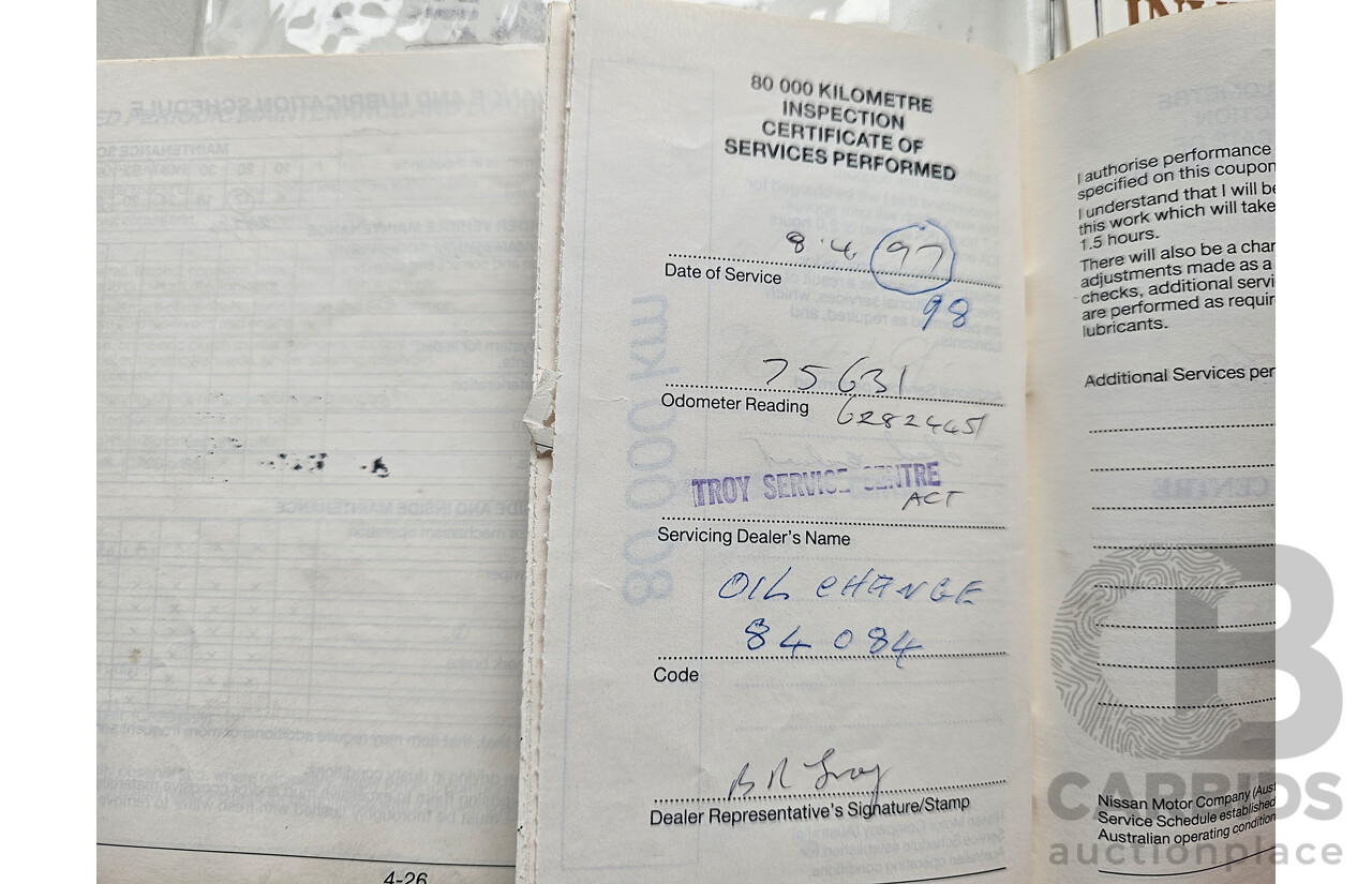 8/1990 Nissan Pintara GLi  4d Sedan Silver 2.0L