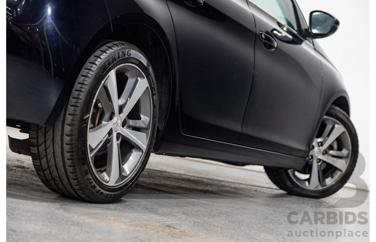 6/2016 Peugeot 308 Allure T9 MY16 4d Hatchback Metallic Blue Turbo 1.6L