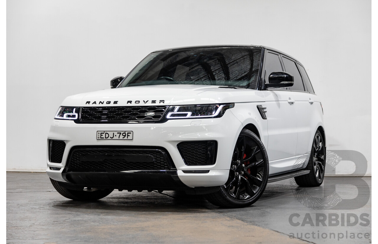 11/2018 Land Rover Range Rover Sport SDV6 SE (4x4) MY19 4d Wagon Polaris White Twin Turbo Diesel 3.0L