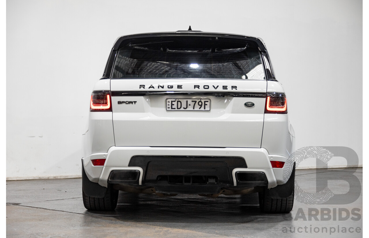 11/2018 Land Rover Range Rover Sport SDV6 SE (4x4) MY19 4d Wagon Polaris White Twin Turbo Diesel 3.0L
