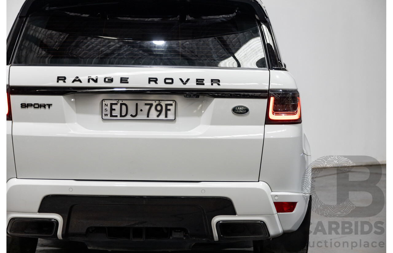 11/2018 Land Rover Range Rover Sport SDV6 SE (4x4) MY19 4d Wagon Polaris White Twin Turbo Diesel 3.0L