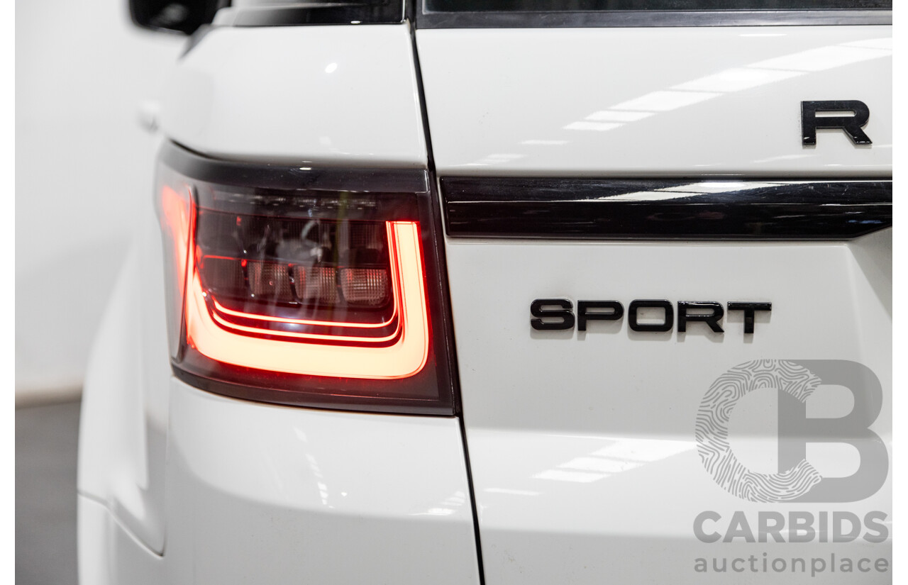 11/2018 Land Rover Range Rover Sport SDV6 SE (4x4) MY19 4d Wagon Polaris White Twin Turbo Diesel 3.0L
