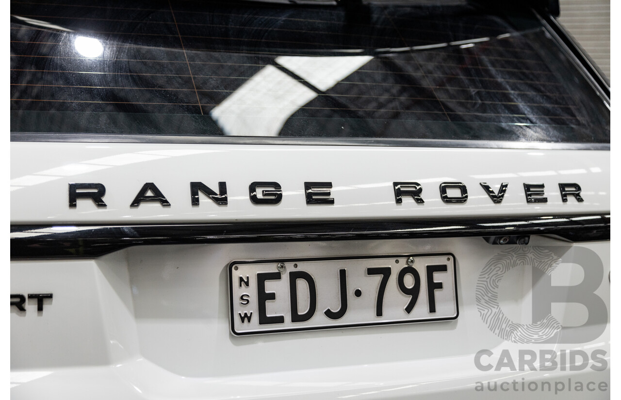 11/2018 Land Rover Range Rover Sport SDV6 SE (4x4) MY19 4d Wagon Polaris White Twin Turbo Diesel 3.0L