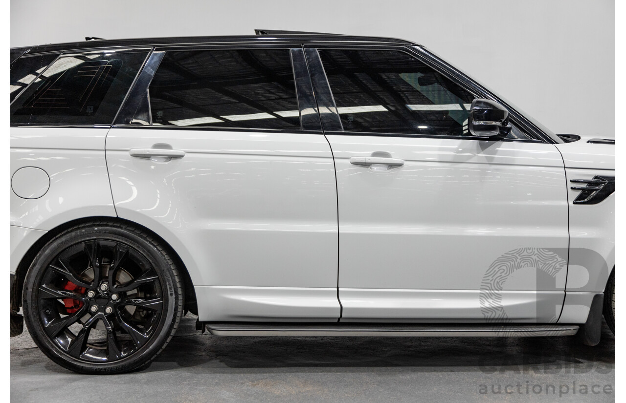 11/2018 Land Rover Range Rover Sport SDV6 SE (4x4) MY19 4d Wagon Polaris White Twin Turbo Diesel 3.0L