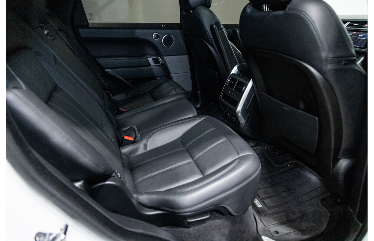 11/2018 Land Rover Range Rover Sport SDV6 SE (4x4) MY19 4d Wagon Polaris White Twin Turbo Diesel 3.0L