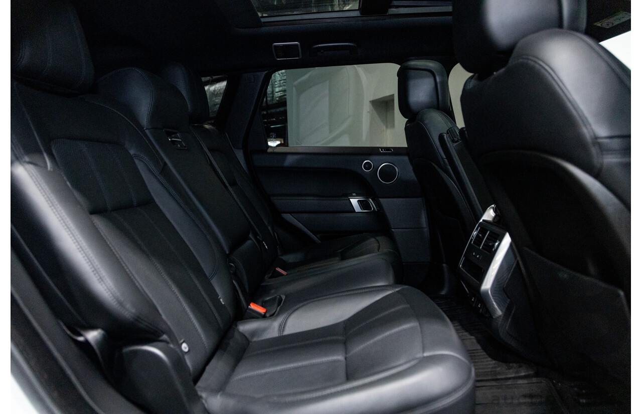 11/2018 Land Rover Range Rover Sport SDV6 SE (4x4) MY19 4d Wagon Polaris White Twin Turbo Diesel 3.0L