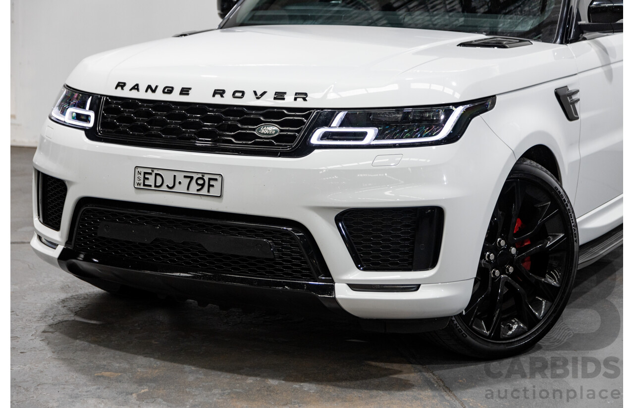 11/2018 Land Rover Range Rover Sport SDV6 SE (4x4) MY19 4d Wagon Polaris White Twin Turbo Diesel 3.0L
