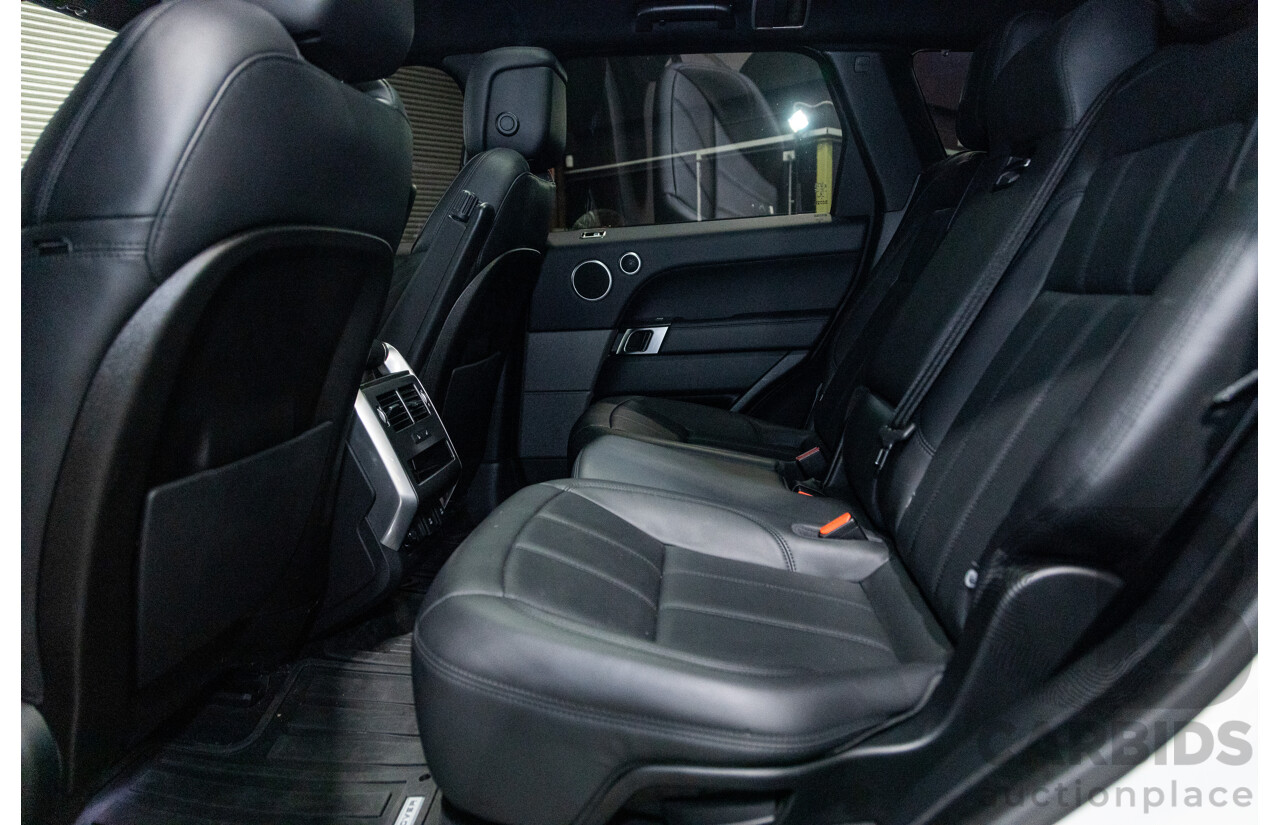 11/2018 Land Rover Range Rover Sport SDV6 SE (4x4) MY19 4d Wagon Polaris White Twin Turbo Diesel 3.0L