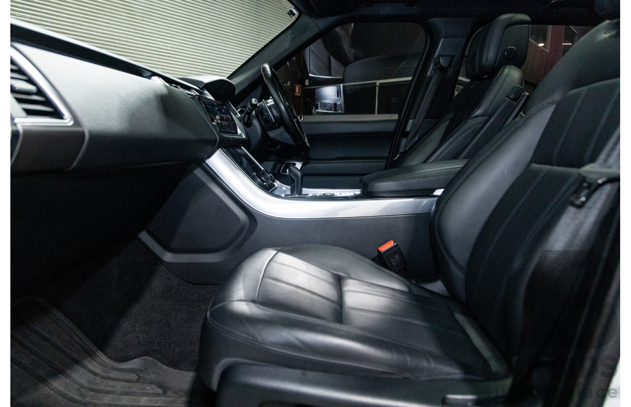 11/2018 Land Rover Range Rover Sport SDV6 SE (4x4) MY19 4d Wagon Polaris White Twin Turbo Diesel 3.0L