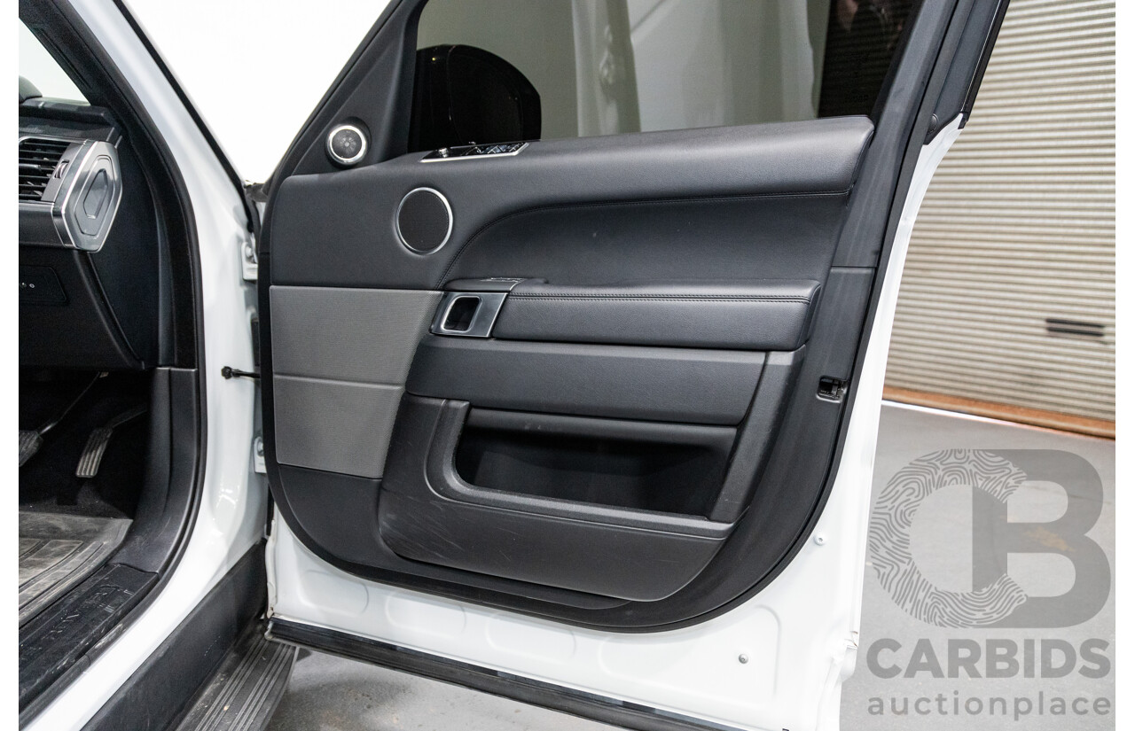 11/2018 Land Rover Range Rover Sport SDV6 SE (4x4) MY19 4d Wagon Polaris White Twin Turbo Diesel 3.0L